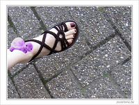 Je l'ai, le vernis � mes pieds