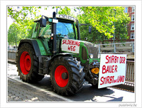Manifestation des producteurs de lait